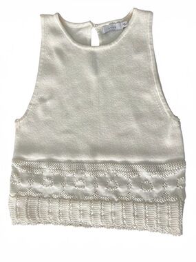 LUSH Cream Knit Top
